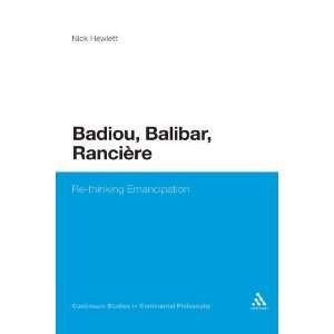  PaperbackBadiou, Balibar, Ranciere Re thinking 