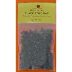  Black Ethiopian Blend   1/2 Ounce Resin Incense