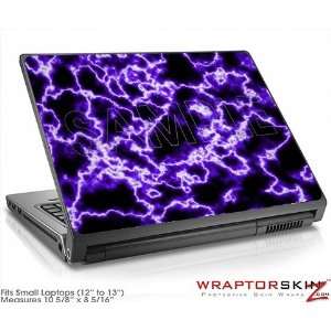 Small Laptop Skin Electrify Purple