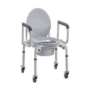  Drive Wheeled Drop Arm Commode   11101W Health & Personal 