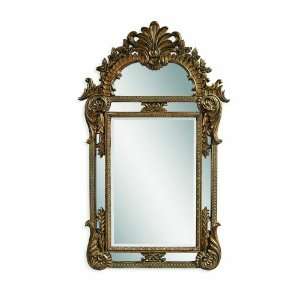  Shaped Mirror by Bassett Mirror Company   Burnished Bronze 