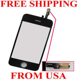 New Black Front Touch Screen Digitizer Glass Lens Replacement Apple 