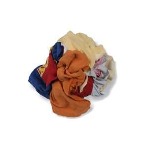   Recycled Color Cotton T Shirt Rags, 50 lb. Case
