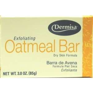  Dermisa Soap Oatmeal 3 oz. (3 Pack) with Free Nail File 