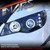 Black CCFL Angel Eyes Projector Head Lights for Honda Civic FD Sedan 