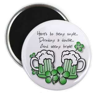  Creative Clam Double Green Beers St Patricks Day 2.25 