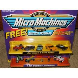  Micro Machines Desert Drivers #42 + 5 Bonus Cars 