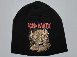 ICED EARTH Metal Demon Beanie Hat Skullcap  