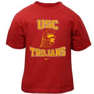 Nike USC Trojans Toddler Cardinal Mascot T shirt (2T)  