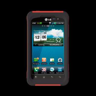 RED Aegis Series by Trident Case ARMOR SHIELD COVER for LG Thrill 4G 