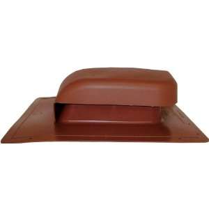   16 Inch by 20 Inch Plastic Roof Vent, Light Brown