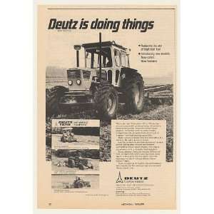  1975 Deutz D13006 Tractor is Doing Things Print Ad (47685 