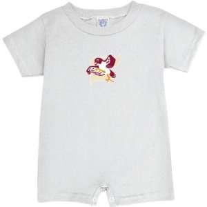   State Fighting Falcons White Logo Baby Romper
