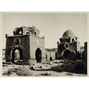  1929 Tomb Monuments Grabbauten Mausolees Aswan Egypt 