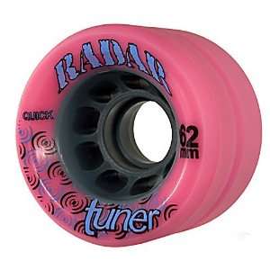  Radar Tuner 62mm Roller Skate Wheels   4 Pack 2012 Sports 