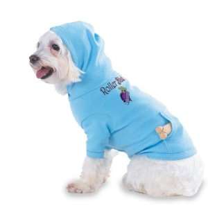 Roller Blade Princess Hooded (Hoody) T Shirt with pocket for your Dog 