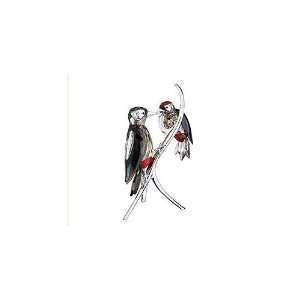   Swarovski Black Diamond Woodpeckers Collectible Doll