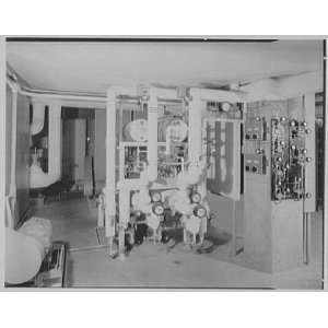 Photo Schering, Bloomfield, New Jersey. Boiler room 1957  