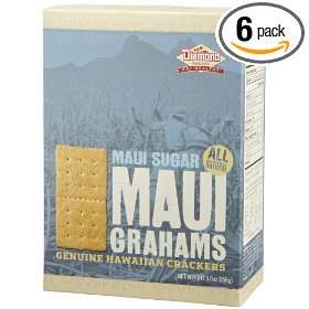 Diamond Bakery Cracker   Maui Sugar Graham Flavor, 5.5000 Ounce (Pack 