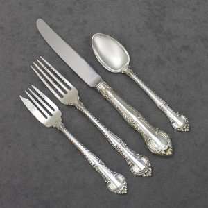  English Gadroon by Gorham, Sterling 4 PC Setting, Luncheon 