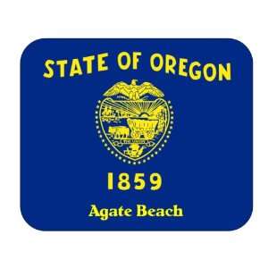    US State Flag   Agate Beach, Oregon (OR) Mouse Pad 