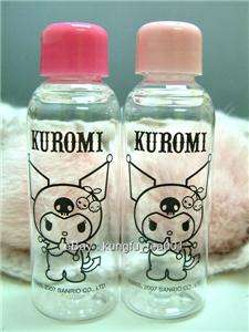 Sanrio Kuromi Devil Cosmetic Bag +Bottles Travel Set  