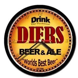  DIERS beer and ale cerveza wall clock 