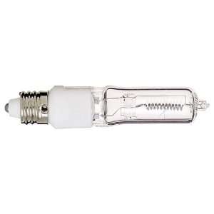 Satco 75Q/CL/MC, S3157 120 Volt T4 E11 Base JD Halogen Light Bulb, 75 