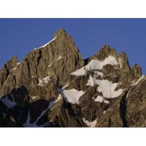  Snow Dappled, Jagged Rock Peaks of Buck Mountain, Teton Range 