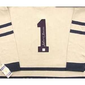  Johnny Bower Autographed Jersey