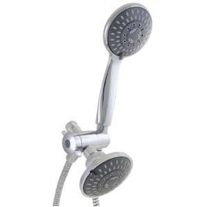 LDR 520 5030CP 5 Function Dual Head Massage Shower Kit with 60 Inch 
