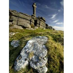 Widgerys Cross on Brat Tor, Dartmoor Np, Devon, UK Photographic 