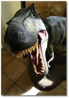 Rex Tyrannosaurus Statue Sculpture dinosaur jurassic park terra nova 