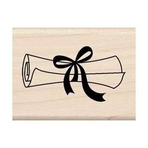    Wood Mounted Rubber Stamp   Grad Diploma Arts, Crafts & Sewing