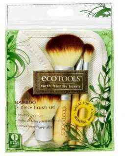 Natural Life Beauty Up New EcoTools BAMBOO Makeup Brush Set 5 pcs Kit 
