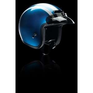  Z1R Jimmy Retro Helmet   X Large/Pearl Blue Automotive