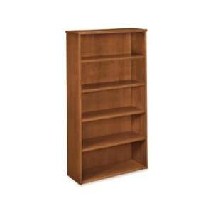  Basyx BW Series Veneer Bookcase   Bourbon Cherry 