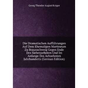   (German Edition) Georg Theodor August KrÃ¼ger  Books