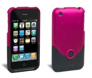 IFROGZ LUX PINK/BLACK HARD CASE FOR IPHONE 3G/3GS  