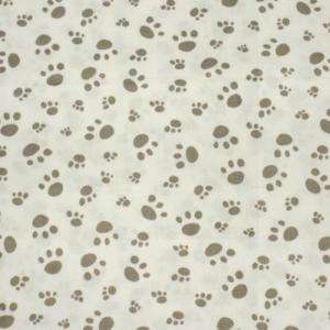 Puppy Dog Paw Print Cotton Quilt Fabric W63 c906  