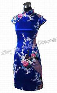 Chinese Womens Mini Cheongsam Evening Dress/Qipao  