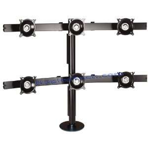  KT665 LCD Monitor Mount / Stand For Mounting 6 LCD 