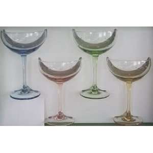 Kate Spade LARABEE DOT POP Champagne Glasses set of 4 New  