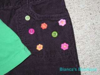 GYMBOREE Button Pants Girls Fall Winter Clothes 10/14  