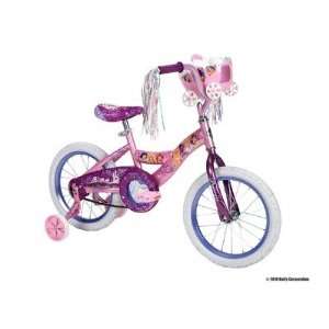 Huffy Disney Princess Bike (Shimmer Pink/Glitter Grape, Medium/16 Inch 