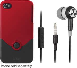 iFrogz Luxe Case & Ozone Headphones Headset iPhone 4 4G  