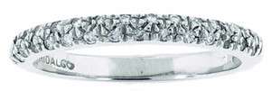  NEW HIDALGO Diamond & White Gold Ring Size 6.5  