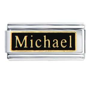 Michael Name Italian Charms Bracelet Link Pugster 