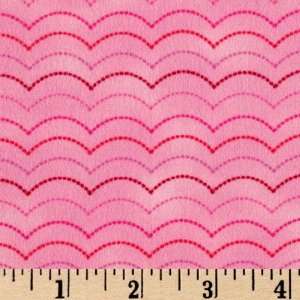  43 Wide Tweet Tweet Flannel Textural Pink Fabric By The 