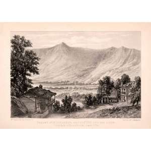  1849 Stone Lithograph Henry Twining Valley Interlaken 